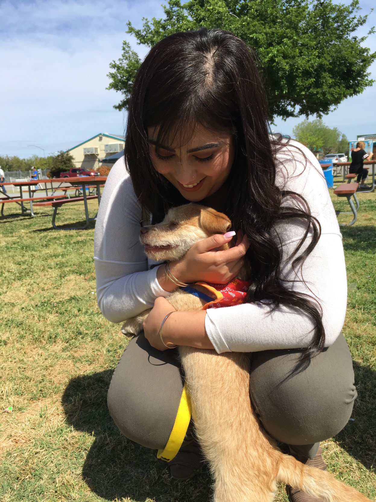 Mega adopt event marilu beltran and dog